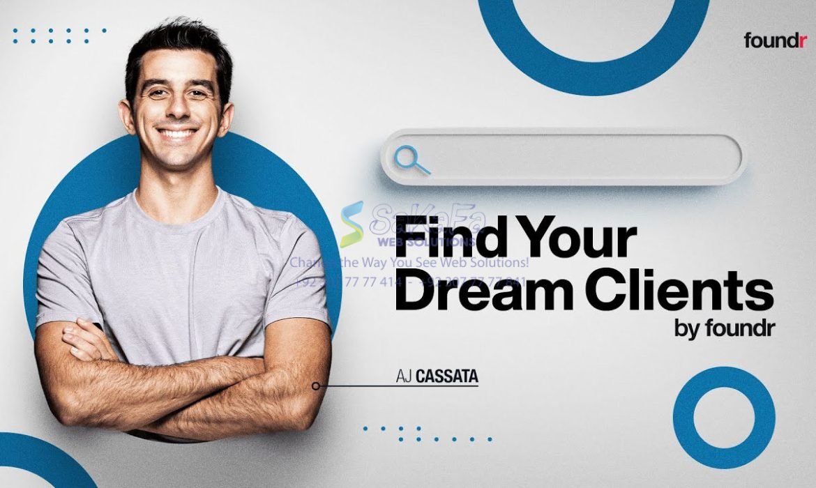 Find your dream clients by foundr NEVER WORRY ABOUT FINDING NEW CLIENTS EVER AGAIN