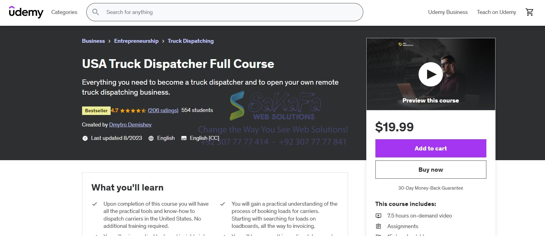 USA Truck Dispatcher Full Course Free Download