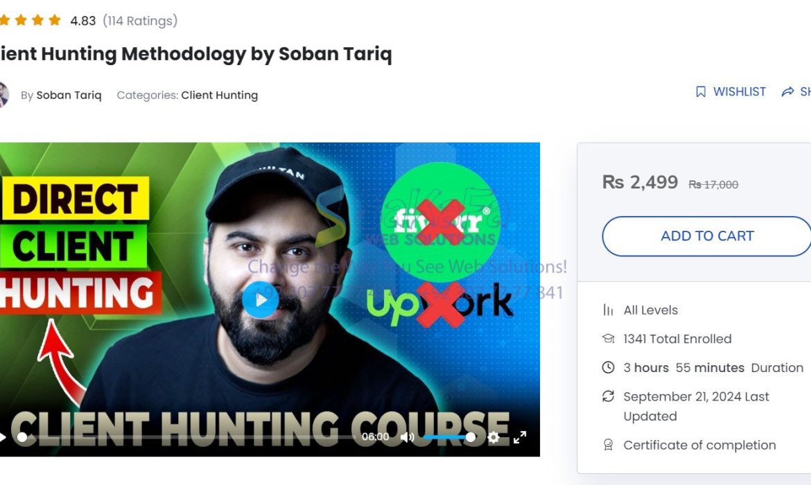 Client Hunting Methodology by Soban Tariq PAID Course Free Download
